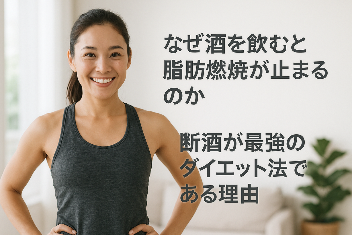 なぜ酒を飲むと脂肪燃焼が止まるのか｜断酒が最強のダイエット法である理由