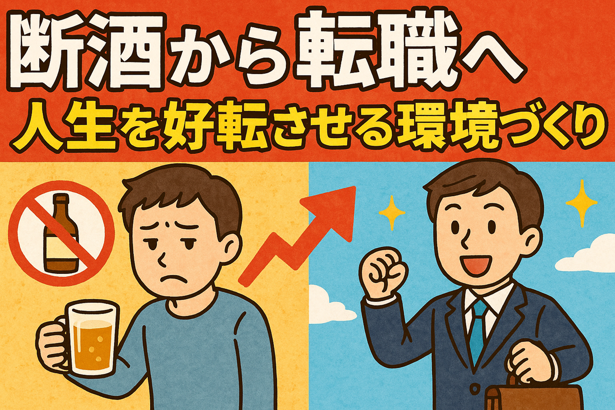 断酒から転職へ、人生を好転させる環境づくり