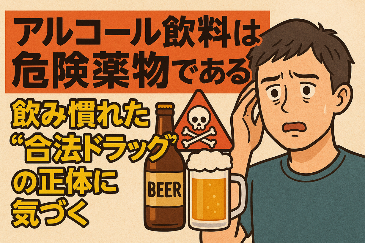 アルコール飲料は危険薬物である｜飲み慣れた“合法ドラッグ”の正体に気づく