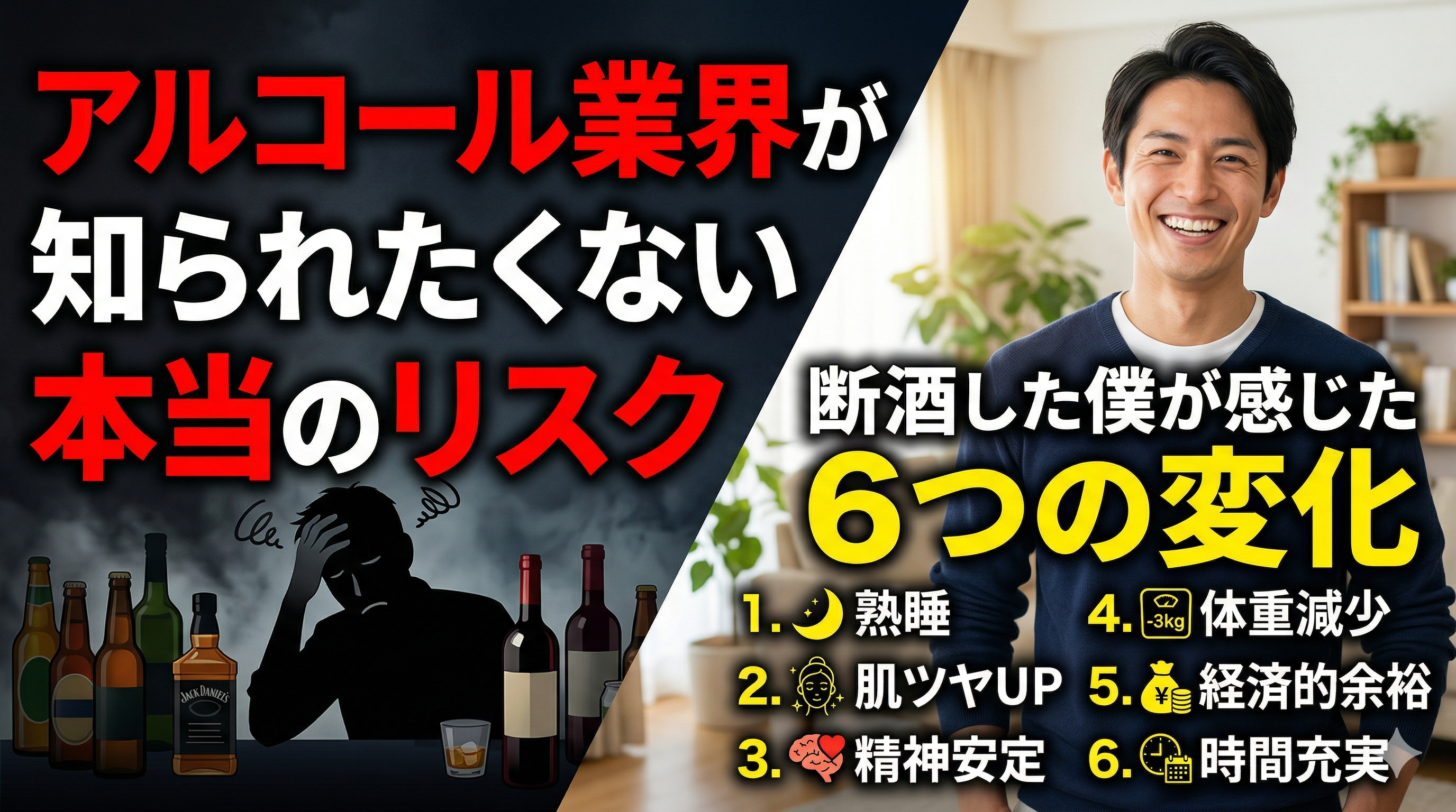 アルコール業界が知られたくない本当のリスク｜断酒した僕が感じた6つの変化